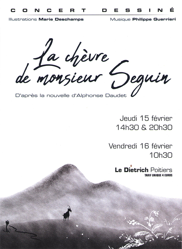 Concert dessiné / La Chèvre de Monsieur Seguin